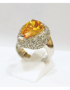 Bague Zirconium Argent 925 Taille 54