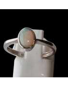 Bague Opale Argent 925 Taille 54
