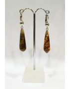 Boucles Jaspe Serpent Acier Inox
