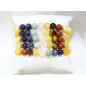 Bracelet Calcite Jaune 7Chakras Pierres Rondes 8mm