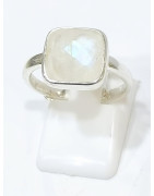 Bague Pierre de Lune Argent 925 Taille Réglable 53 à 60