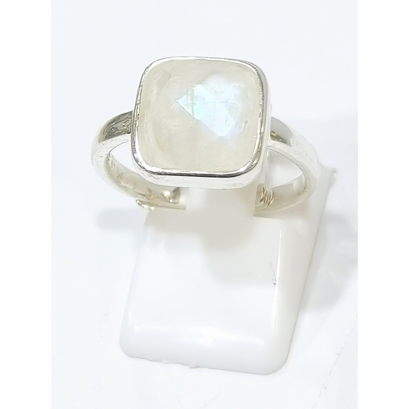 Bague Pierre de Lune Argent 925 Taille Réglable 53 à 60