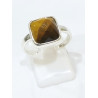 Bague Œil de Tigre Argent 925 Taille Réglable 53 à 60