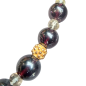 Collier Grenat & Cristal de roche Perles rondes 10mm