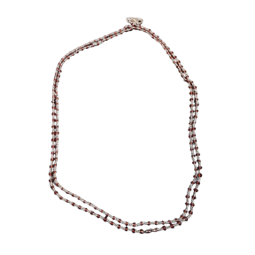 Collier Grenat 102 cm Argent 925