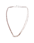 Collier Grenat facetté Argent 925