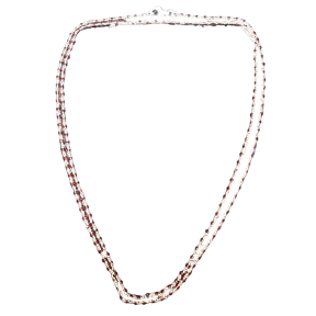 Collier Grenat facetté Argent 925