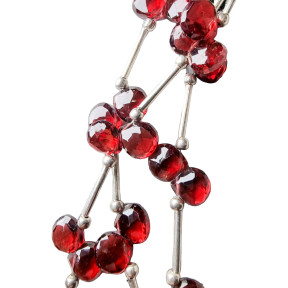 Collier Grenat Argent 925