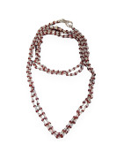 Collier Grenat facetté Argent 925