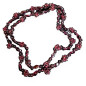 Collier Grenat baroque