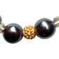 Collier Grenat Pierres rondes & Cristal de roche