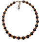 Collier Grenat et Ambre Pierres Rondes