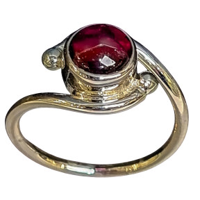 Bague Grenat Argent 925 (s)