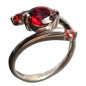 Bague Grenat Argent 925 Taille 54