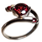 Bague Grenat Argent 925 Taille 58