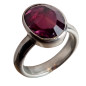 Bague Grenat Argent 925 Taille 60