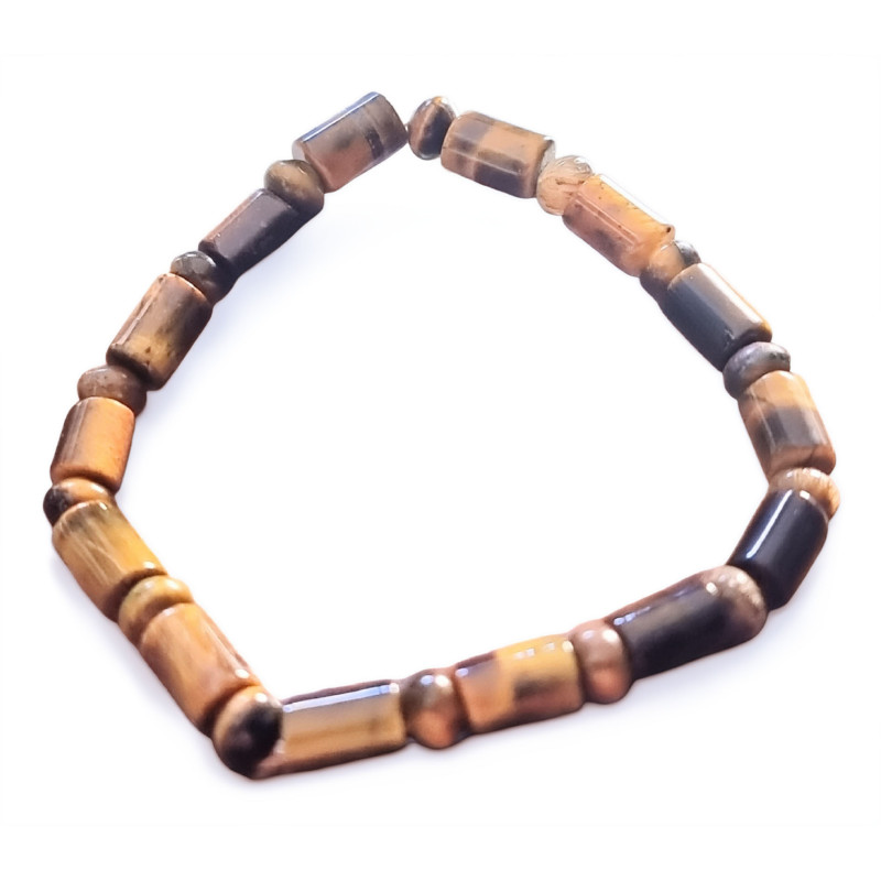 Bracelet Œil de Tigre Cylindres (s)