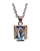 Pendentif Aigue marine Argent 925 avec Chaîne (s)