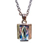 Pendentif Aigue marine Argent 925 avec Chaîne (s)
