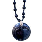 Pendentif Tourmaline noire sur Collier Obsidienne Œil céleste