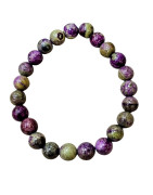 Bracelet Stichtite Pierres Rondes