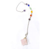 Pendule Quartz Rose Etoile Merkaba 7 Chakras