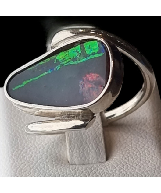 Bague Opale Argent 925 Taille 60