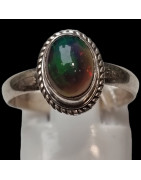 Bague Opale Argent 925 Taille 51