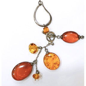Collier Ambre Baltique Argent 925