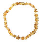 Collier Ambre baltique jaune Baroque bébé avec fermoir sécurisé