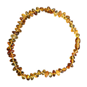 Collier Ambre Baltique Baroque pour Bébé avec Fermoir Sécurisé