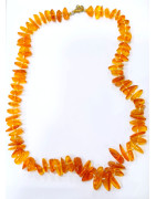 Collier Ambre Baltique Fermoir 50 cm