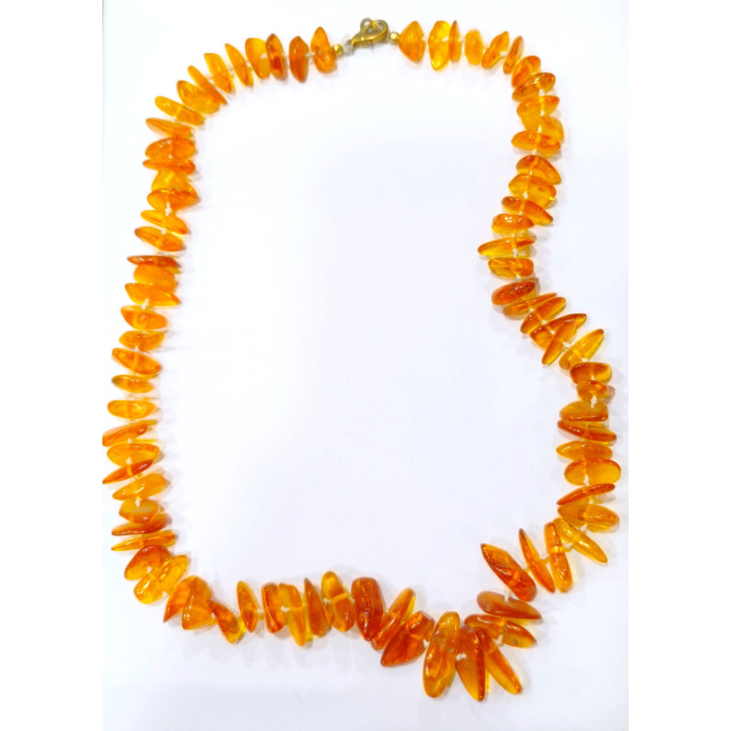 Collier Ambre Baltique Fermoir 50 cm
