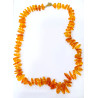 Collier Ambre Baltique Fermoir 50 cm