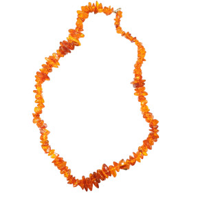 Collier Ambre Baltique Fermoir 70 cm