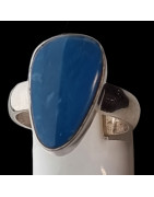 Bague Opale Argent 925 Taille 54