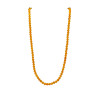 Collier Ambre Baltique Cognac Pierres de 5mm avec Fermoir à Vis 45 cm