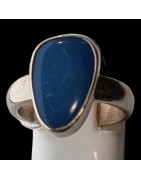 Bague Opale Argent 925 Taille 54