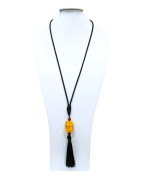 Collier Ambre Baltique sur Cordon à Enfiler 100 cm