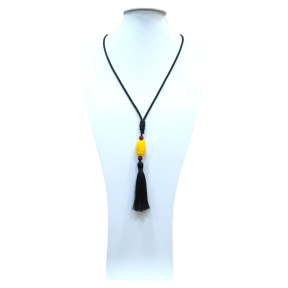 Collier Ambre Baltique sur Cordon à Enfiler 100 cm