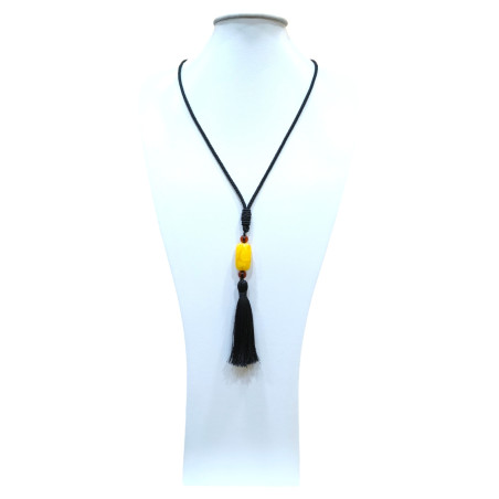 Collier Ambre Baltique sur Cordon à Enfiler 100 cm