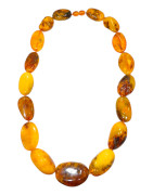 Collier Ambre Baltique avec Fermoir à Vis 50 cm