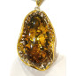 Pendentif Ambre Baltique avec Cordon Cuir 35 cm