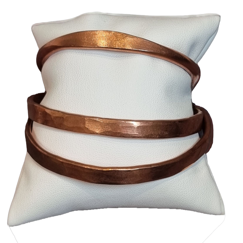 Bracelet Cuivre fabrication artisanale diamètre 6cm