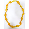 Collier Ambre Baltique Fermoir à Vis 44 cm