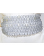 Bracelet Sélénite Pierres Rondes 5mm