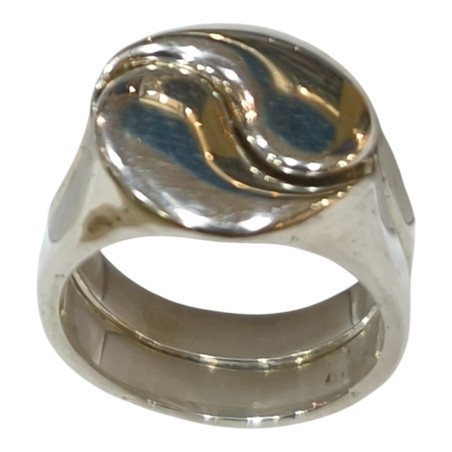 Bague Double Yin & Yang Argent 925 Taille 55
