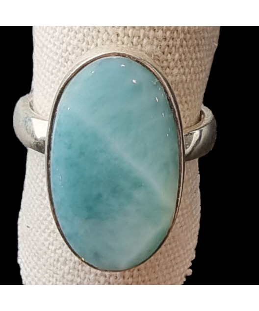 Bague Larimar argent 925 Taille 55