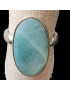 Bague Larimar argent 925 Taille 55