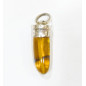 Pendentif Ambre Baltique Pointe Argent 925